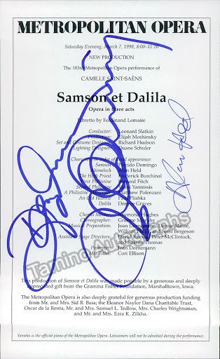 DOMINGO, Placido - GRAVES, Denyce - HELD, Alan