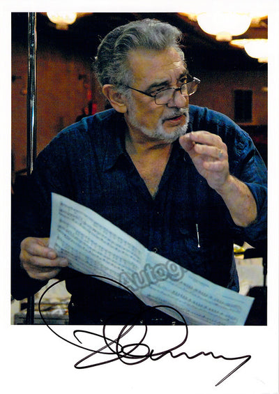 Domingo, Placido - Signed Photo