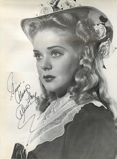 Faye, Alice - Signed Photo