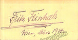 Feinhals, Fritz - Signed Card 1914