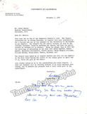 Foss, Lukas - Lot of 2 typed letters signed