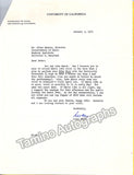 Foss, Lukas - Lot of 2 typed letters signed