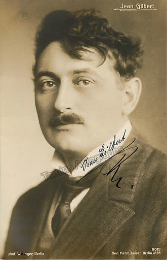 Gilbert, Jean - Signed photo postcard