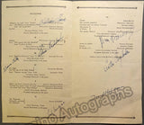 Gogorza, Emilio de - Hoffmann, Josef and Others - Signed Program Philadelphia 1937