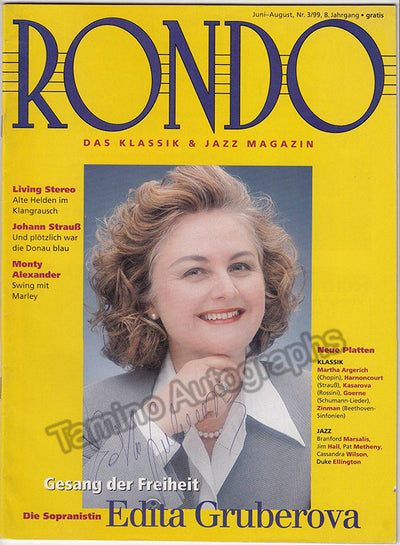 Gruberova, Edita - Signed Magazine 1999