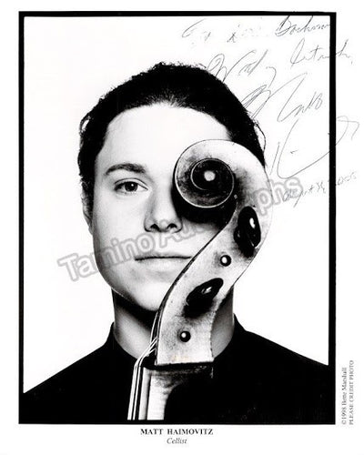 Haimovitz, Matt - Signed Promo Photo