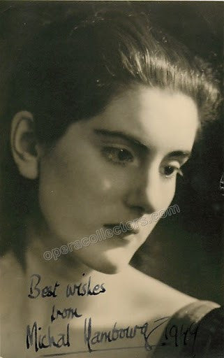 Hambourg, Michal - Signed Photo Postcard