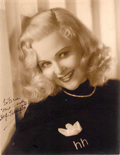 Hampton, Hope - Signed Photo