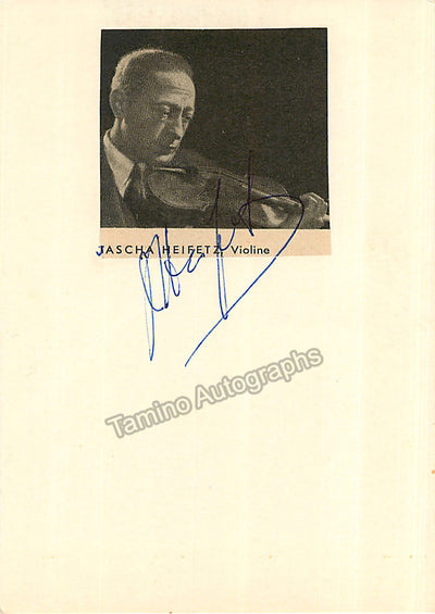 Heifetz, Jascha - Signed Photograph 1946