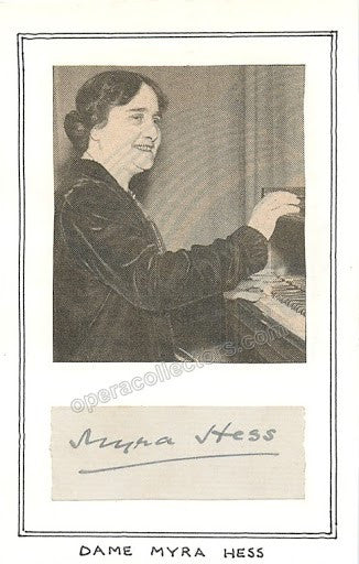 Hess, Myra - Halftone photo