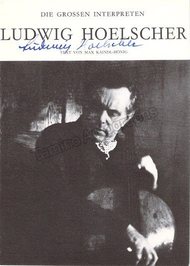 Hoelscher, Ludwig - Signed Promo Photo