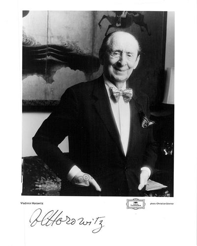 Horowitz, Vladimir - Signed Photo