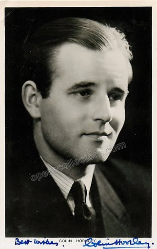 autograph horsley colin signed photo 1
