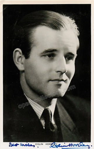 Horsley, Colin - Signed photo