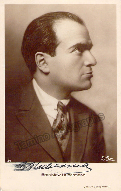 Huberman, Bronislaw - Signed Photograph