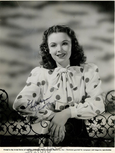 Jean, Gloria - Signed Photo