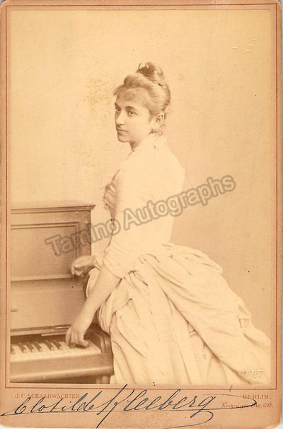 Kleeberg, Clotilde - Signed Cabinet Photo