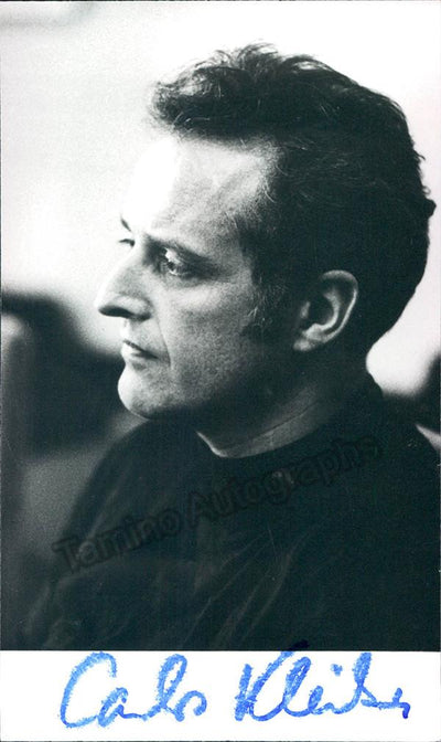 Kleiber, Carlos - Signed Photograph