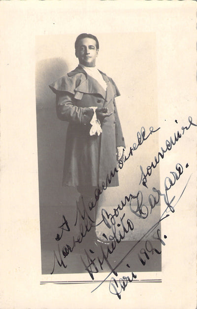 Lazaro, Hipolito - Signed photo in Tosca