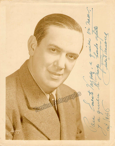 Lecuona, Ernesto - Signed Photo 1946