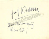 Autograph Lot - Collection of 18 Album Pages Signed by early 20th Century Singers