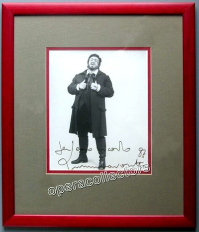 Pavarotti, Luciano - Signed Photo as Rodolfo in La Boheme