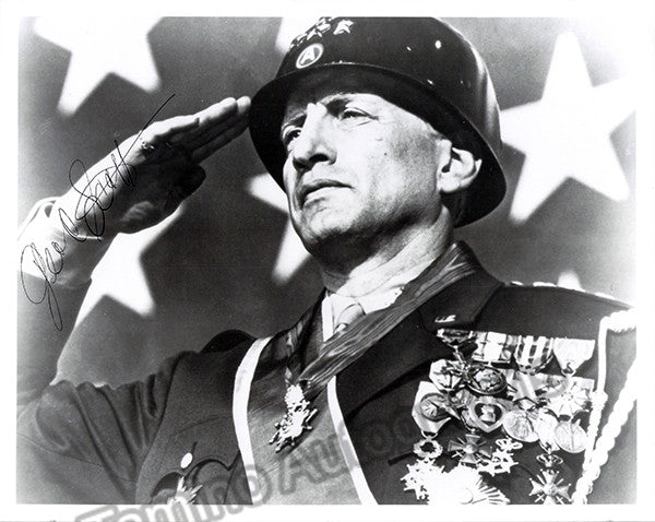 Scott, George C. - Signed Photo as General George Patton