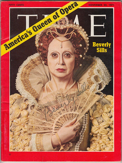 Sills, Beverly - Signed TIME Magazine 1971
