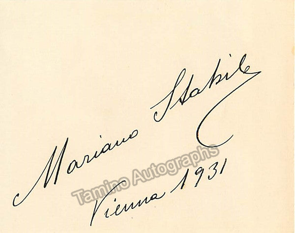 autograph stabile mariano 2