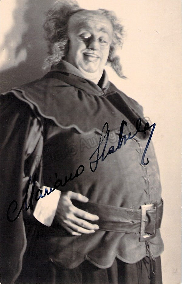 Stabile, Mariano - Signed Photo as Falstaff