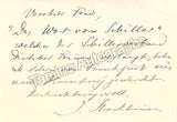 Stockhausen, Julius - Autograph Letter Signed 1865 + Signed Card + Photo