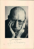 Stravinsky, Igor - Signed Photo