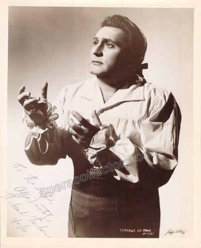 Tucker, Richard - Signed photo as Andrea Chénier