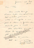 Verdi, Giuseppe - Autograph Letter Signed 1883 + Cabinet Photo