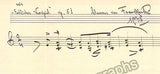 Von Franckenstein, Clemens - Autograph Music Quote Signed + Autograph Letter 1938