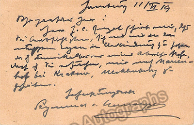 Von Hausegger, Siegmund - Signed Postcard
