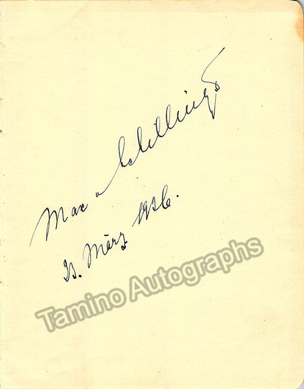 autograph von schillings max signed photo postcard 2