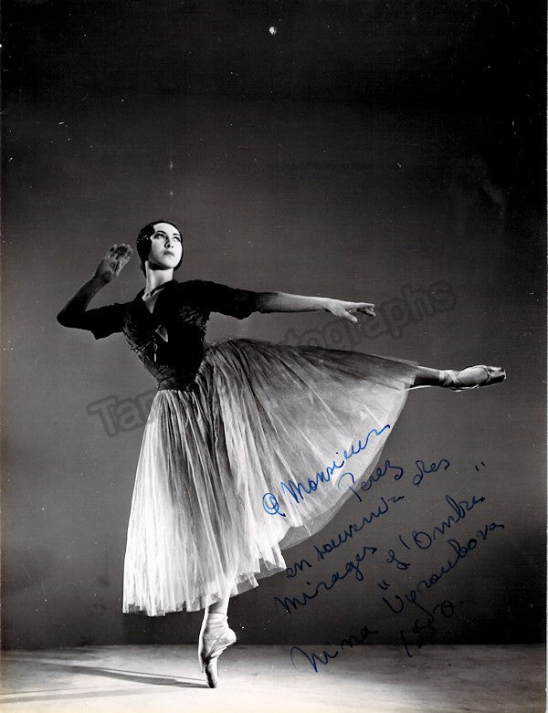 Vyroubova, Nina - Signed Photo 1950