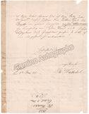 Wachtel, Theodor - Autograph Letter Signed 1858
