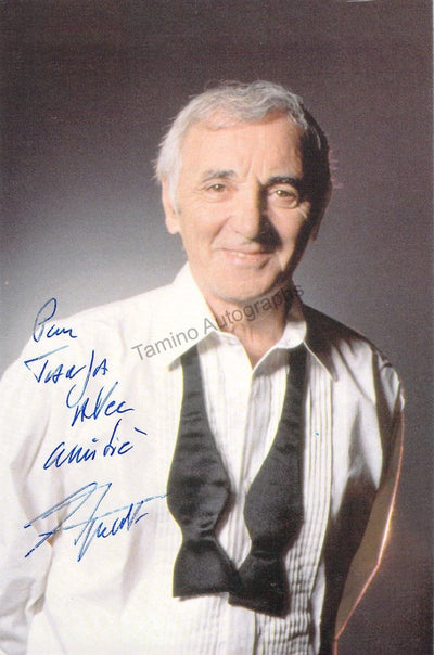 Aznavour, Charles - Signed Photograph