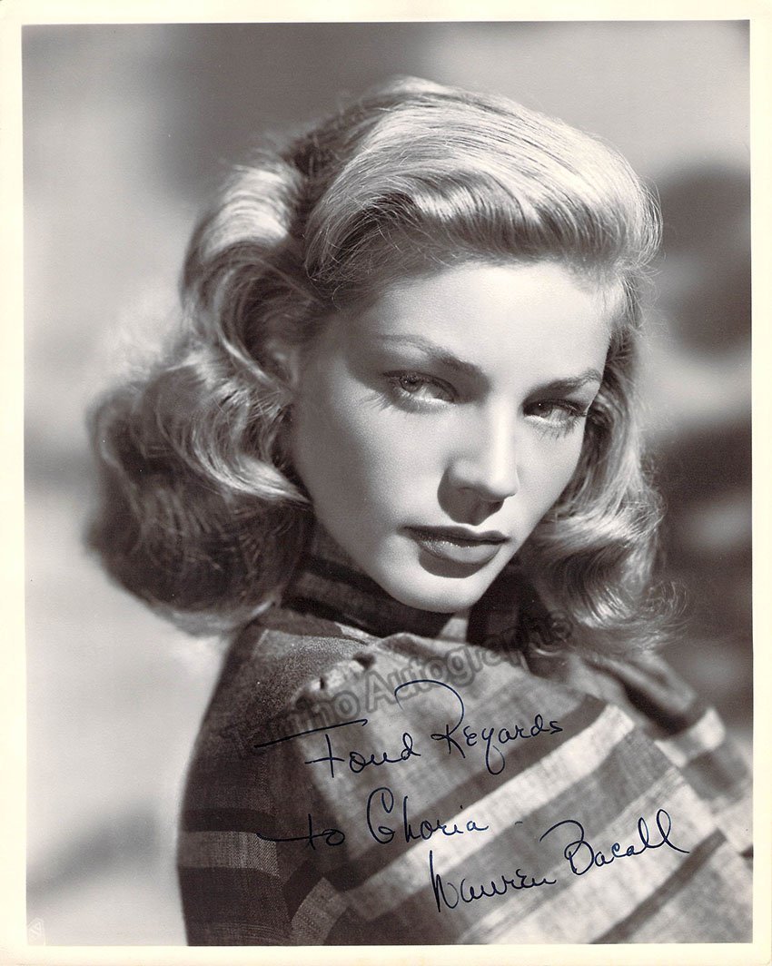 Bacall, Lauren - Signed Photo