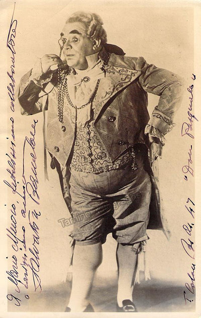 BACCALONI, Salvatore (Various Autographs)