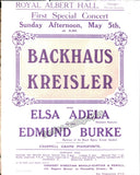 Backhaus, Wilhelm - Kreisler, Fritz - Circa 1910
