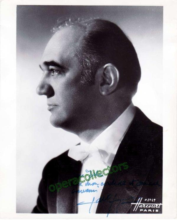 Bacquier, Gabriel Signed Photo as Himself