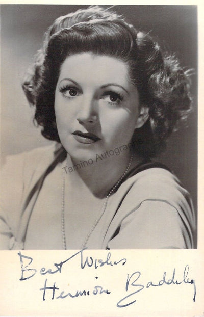 Baddeley, Hermione - Signed Photograph