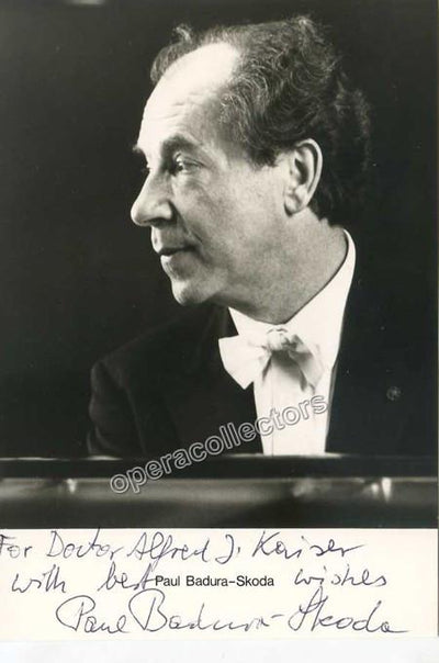 Badura-Skoda, Paul - Signed Photo