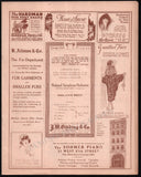 Bailly, Louis - Concert Program Carnegie Hall 1920