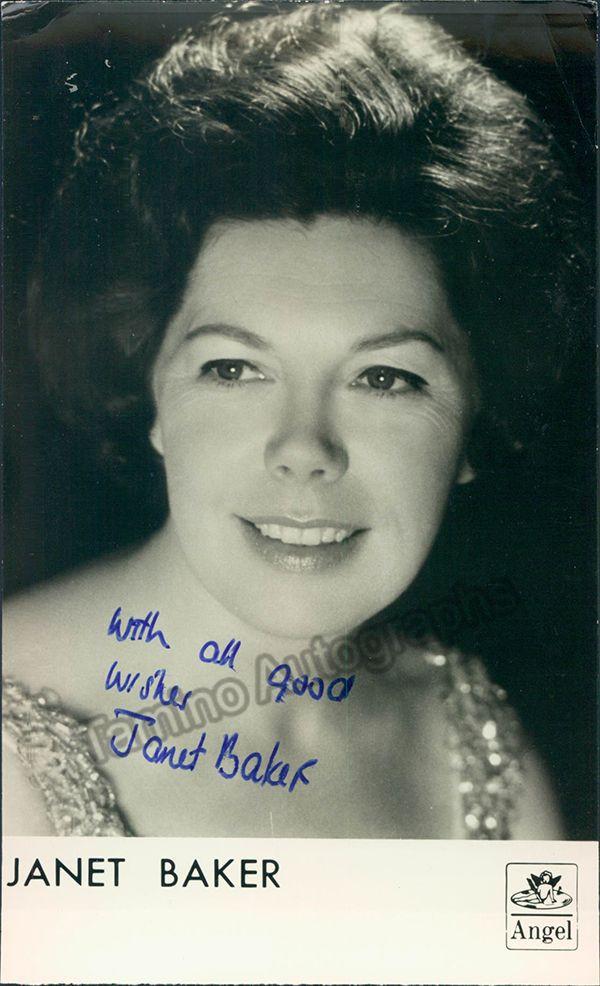 BAKER, Janet - Signed Photo | Original Authentic Autograph – Tamino