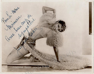 Baker, Josephine - Signed Photo in "La Creole" 1935