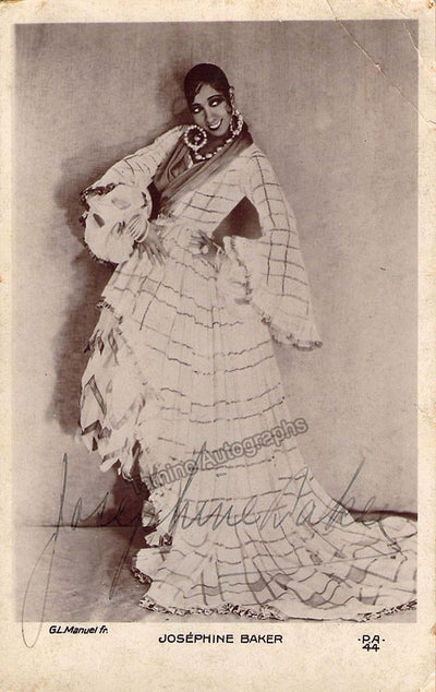 Baker, Josephine - Signed Photo Postcard